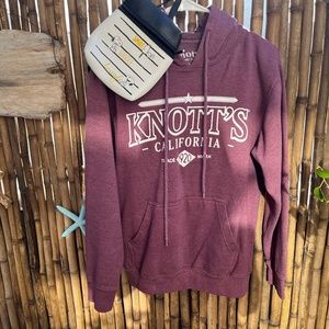 Knott’s Berry Farm hoodie and backpack
